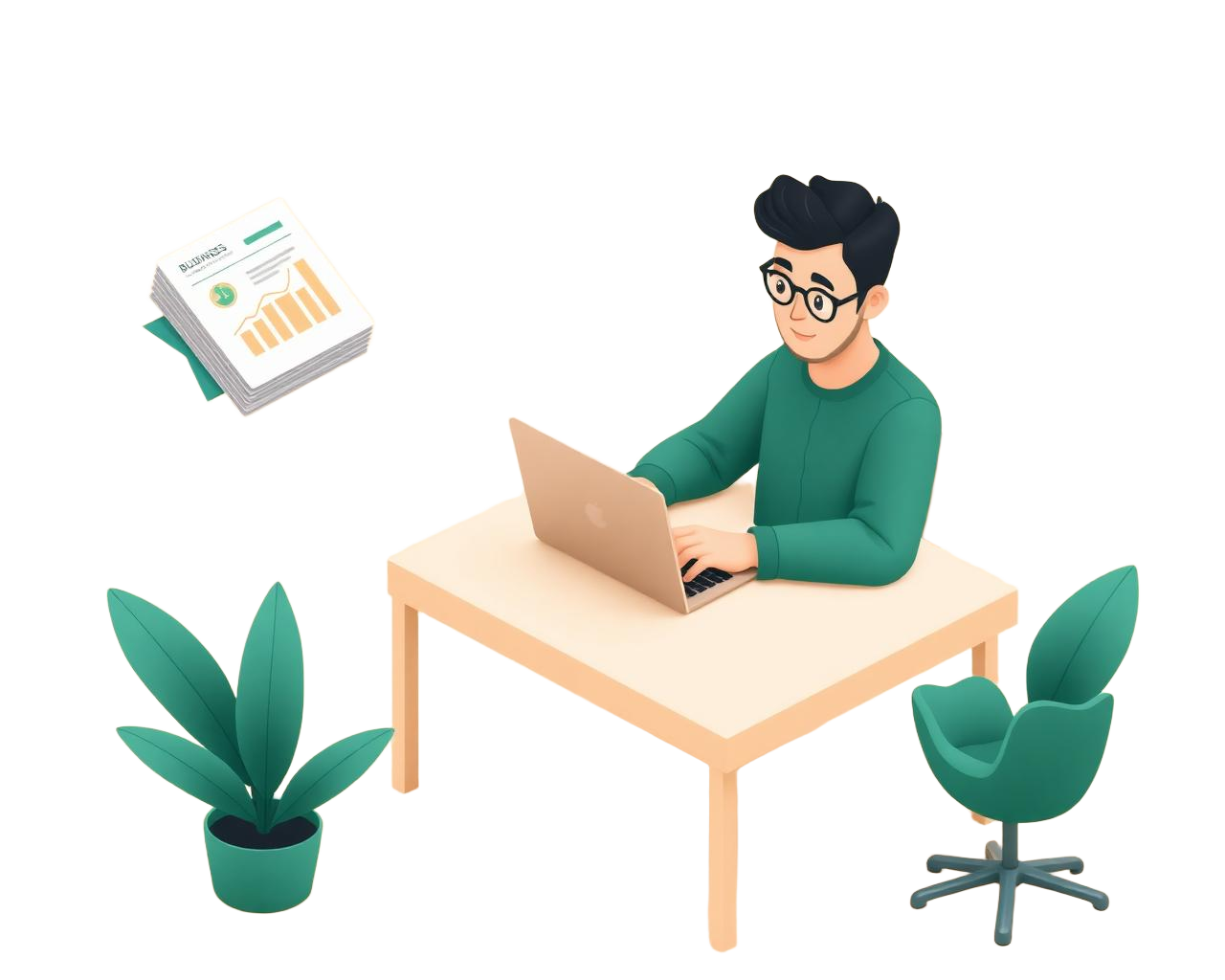 Founder confidently managing a business dashboard, documents, and compliance calendar